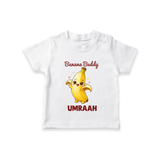Banana Buddy Fruit Lover Tshirt - WHITE - 0-5 Months Old (Chest 17")