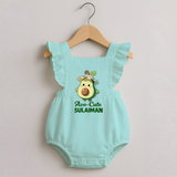 Avo-Cute Avocado Lover Romper Frock - MINT GREEN - 0 - 3 Months Old (Chest 19")