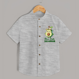 Avo-Cute Avocado Lover Shirt - GREY - 0 - 6 Months Old (Chest 23")