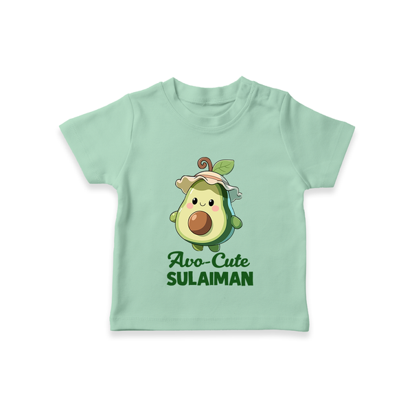 Avo-Cute Avocado Lover Tshirt - MINT GREEN - 0-5 Months Old (Chest 17")