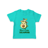 Avo-Cute Avocado Lover Tshirt - TEAL - 0-5 Months Old (Chest 17")