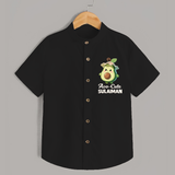 Avo-Cute Avocado Lover Shirt - BLACK - 0 - 6 Months Old (Chest 23")