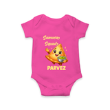 Samosa Squad Foodie Romper - HOT PINK - New Born (Chest 14")