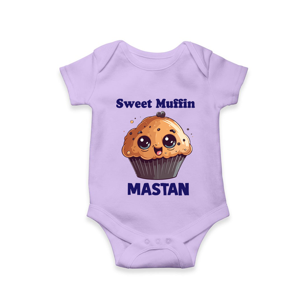 Sweet Muffin Personalized Baby Romper - LILAC - New Born (Chest 14")