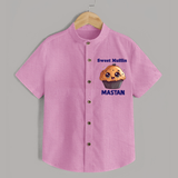 Sweet Muffin Personalized Shirt - BABY PINK - 0 - 6 Months Old (Chest 23")