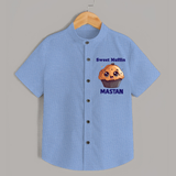 Sweet Muffin Personalized Shirt - SKY BLUE - 0 - 6 Months Old (Chest 23")