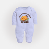 Chicken Lover Full body suit - BABY BLUE - New Born (Chest 7.5")