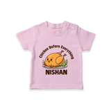 Chicken Lover Tshirt - BABY PINK - 0-5 Months Old (Chest 17")