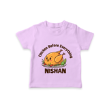 Chicken Lover Tshirt - LILAC - 0-5 Months Old (Chest 17")