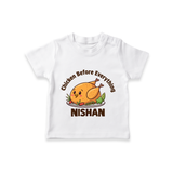 Chicken Lover Tshirt - WHITE - 0-5 Months Old (Chest 17")