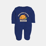 Chicken Lover Full body suit - NAVY BLUE - New Born (Chest 7.5")