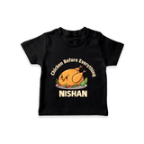 Chicken Lover Tshirt - BLACK - 0-5 Months Old (Chest 17")