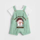 Happy Chicken Lover Dungaree - MINT GREEN - 0 - 5 Months Old (Chest 18")