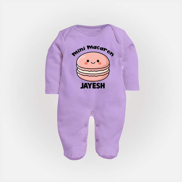 Mini Macaron Delight Full body suit - LILAC - New Born (Chest 7.5")