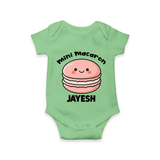 Mini Macaron Delight Baby Romper - GREEN - New Born (Chest 14")