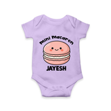Mini Macaron Delight Baby Romper - LILAC - New Born (Chest 14")