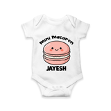 Mini Macaron Delight Baby Romper - WHITE - New Born (Chest 14")