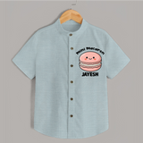 Mini Macaron Delight Shirt - ARCTIC BLUE - 0 - 6 Months Old (Chest 23")