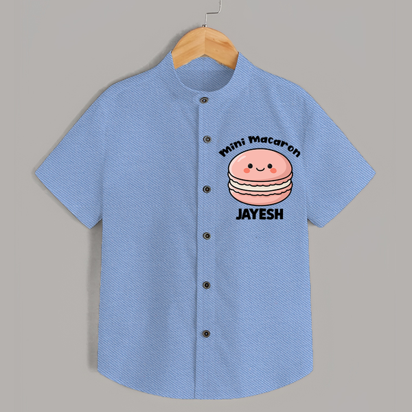 Mini Macaron Delight Shirt - SKY BLUE - 0 - 6 Months Old (Chest 23")