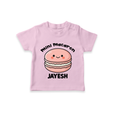 Mini Macaron Delight Tshirt - BABY PINK - 0-5 Months Old (Chest 17")