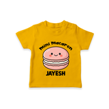 Mini Macaron Delight Tshirt - CHROME YELLOW - 0-5 Months Old (Chest 17")