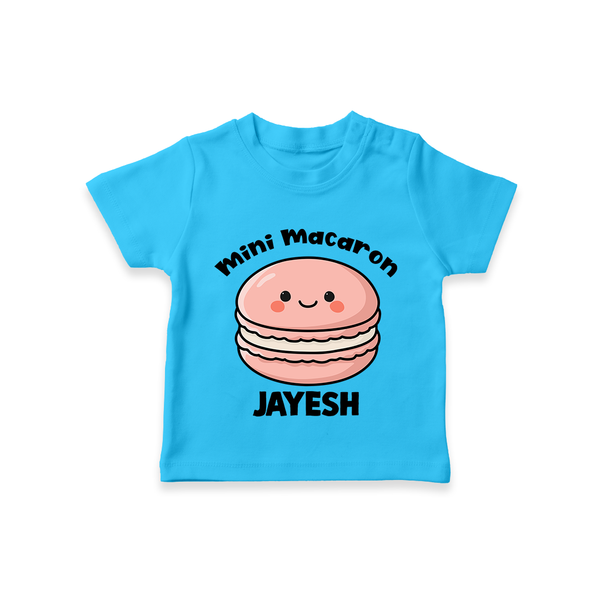 Mini Macaron Delight Tshirt - SKY BLUE - 0-5 Months Old (Chest 17")