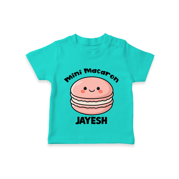 Mini Macaron Delight Tshirt - TEAL - 0-5 Months Old (Chest 17")