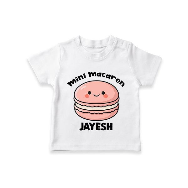 Mini Macaron Delight Tshirt - WHITE - 0-5 Months Old (Chest 17")