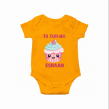 Lil Cupcake Charm Baby Romper - CHROME YELLOW - New Born (Chest 14")