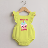Lil Cupcake Charm Romper Frock - PASTEL YELLOW - 0 - 3 Months Old (Chest 19")