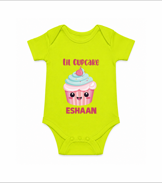 Lil Cupcake Charm Baby Romper