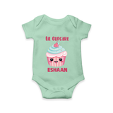 Lil Cupcake Charm Baby Romper - MINT GREEN - New Born (Chest 14")