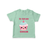 Lil Cupcake Charm Tshirt - MINT GREEN - 0-5 Months Old (Chest 17")