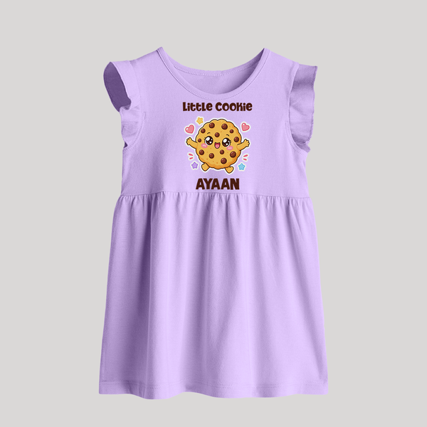 Little Cookie Cutie Baby Frock - LILAC - 0 - 3 Months Old (Chest 17")