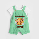 Little Cookie Cutie Dungaree - GREEN - 0 - 5 Months Old (Chest 18")