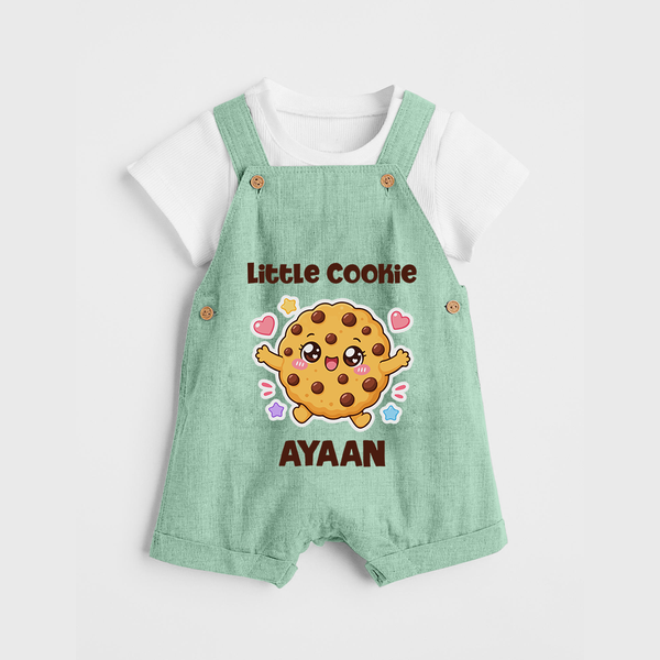 Little Cookie Cutie Dungaree - MINT GREEN - 0 - 5 Months Old (Chest 18")