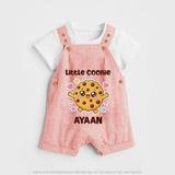 Little Cookie Cutie Dungaree - PEACH - 0 - 5 Months Old (Chest 18")