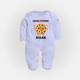 Little Cookie Cutie Full body suit - BABY BLUE - New Born (Chest 7.5")