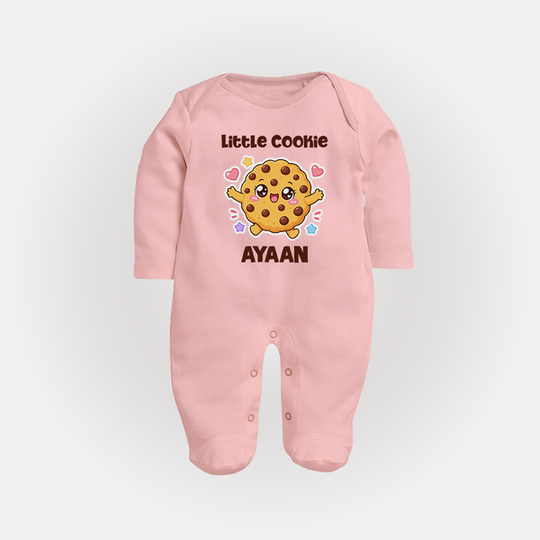 Little Cookie Cutie Full body suit - BABY PINK - New Born (Chest 7.5")