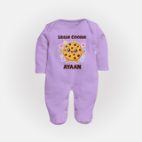 Little Cookie Cutie Full body suit - LILAC - New Born (Chest 7.5")
