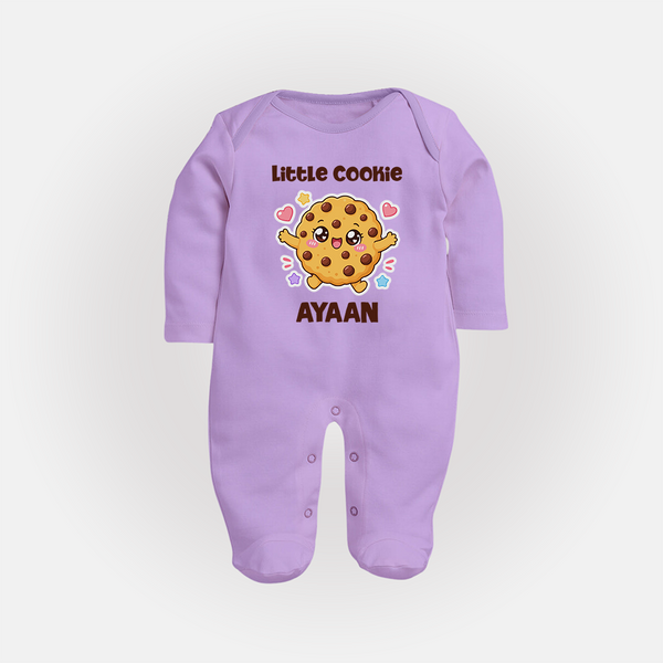 Little Cookie Cutie Full body suit - LILAC - New Born (Chest 7.5")