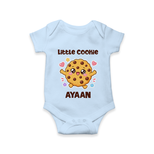 Little Cookie Cutie Baby Romper - BABY BLUE - New Born (Chest 14")