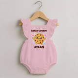 Little Cookie Cutie Romper Frock - BABY PINK - 0 - 3 Months Old (Chest 19")