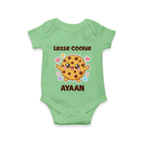 Little Cookie Cutie Baby Romper - GREEN - New Born (Chest 14")