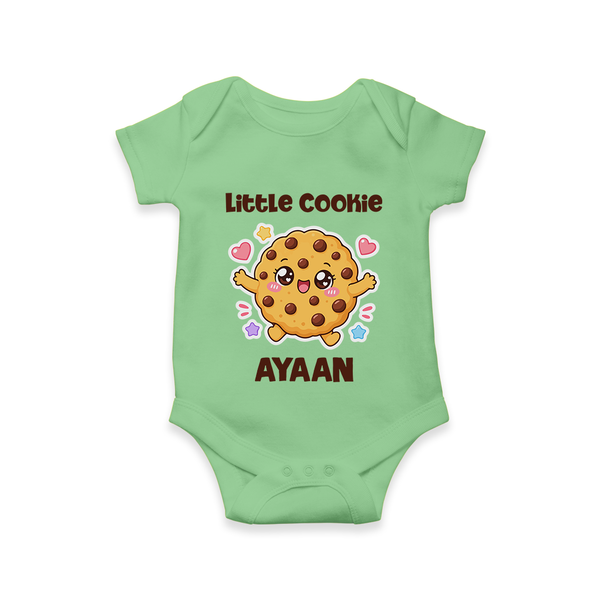 Little Cookie Cutie Baby Romper - GREEN - New Born (Chest 14")
