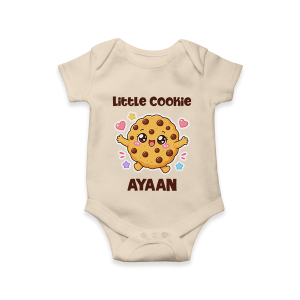 Little Cookie Cutie Baby Romper - IVORY - New Born (Chest 14")