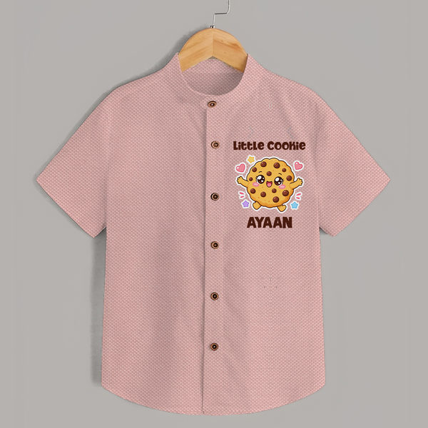 Little Cookie Cutie Shirt - PEACH - 0 - 6 Months Old (Chest 23")