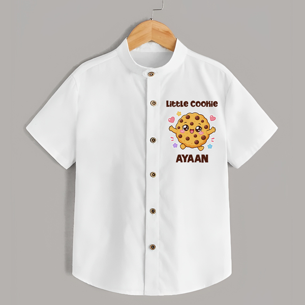 Little Cookie Cutie Shirt - WHITE - 0 - 6 Months Old (Chest 23")
