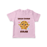 Little Cookie Cutie Tshirt - BABY PINK - 0-5 Months Old (Chest 17")