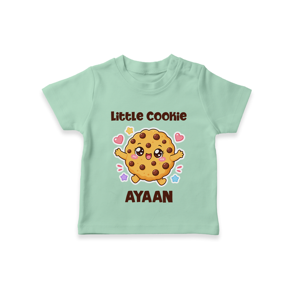 Little Cookie Cutie Tshirt - MINT GREEN - 0-5 Months Old (Chest 17")